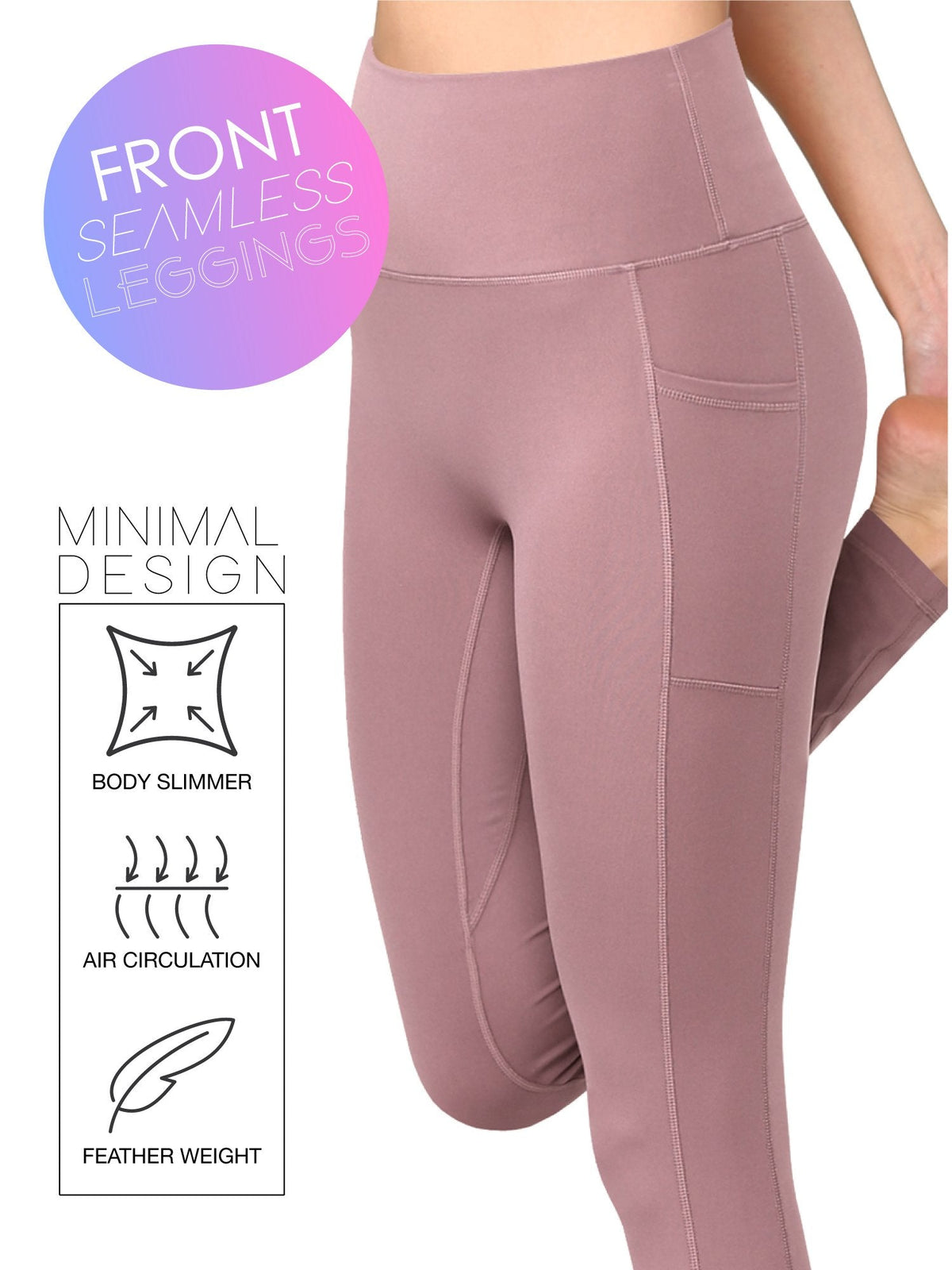 Every Day Wear Leggings with Side Pockets Yoga Pants